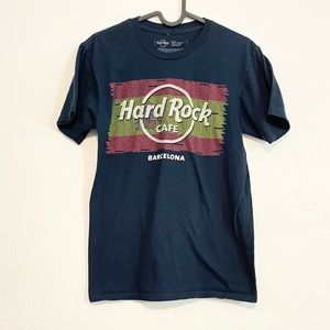 Pre-loved! HARD ROCK CAFE Barcelona Graphic Short Sleeve Shirt!
